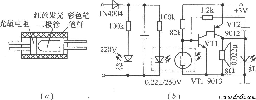 自制光電耦合器