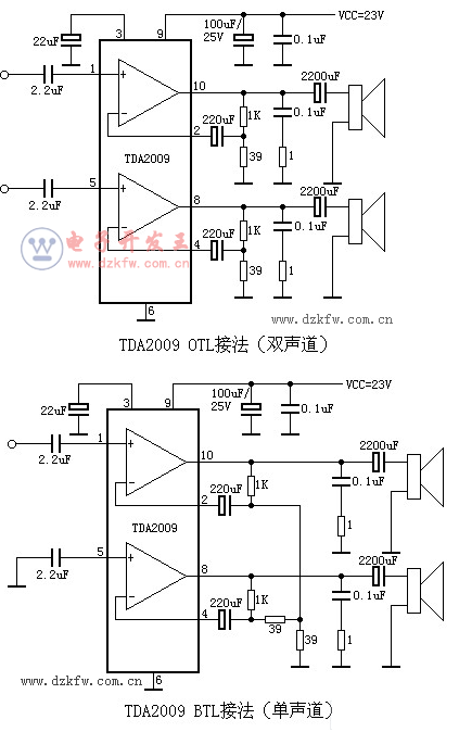 TDA2009�������p�����������·�D