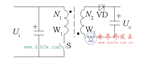 開關電源反激電路圖