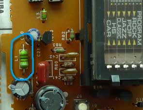 電路板上的電感器