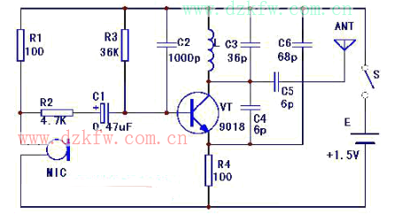 調頻(FM)發射機電路圖大全(調頻收音機/調頻中頻/兆瓦無線電發射機電路圖詳解)