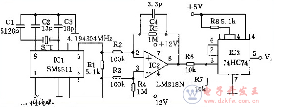 最簡單的電容振蕩電路圖大全(四款最簡單的電容振蕩電路設計原理圖詳解)