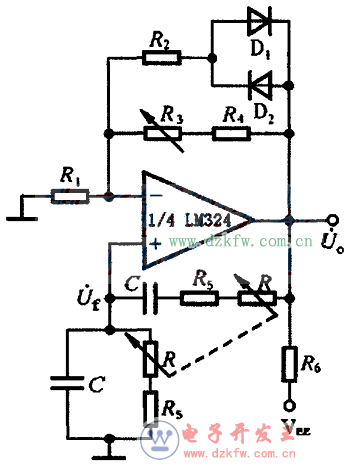 RC正弦波振蕩器的實用制作方法Sine-wave oscillator