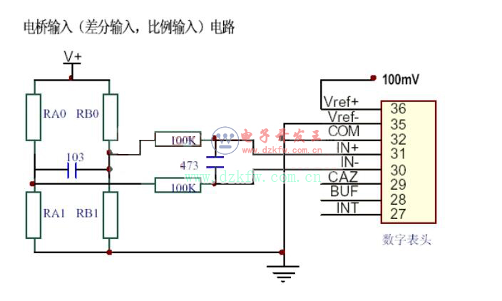 icl7107中文資料詳細(icl7107引腳圖及功能_工作原理及典型應用電路圖)