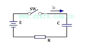 直流電給電容充電