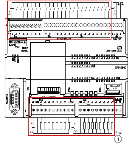 西門子S7-200smart系列plc接線圖 西門子smart200接線圖