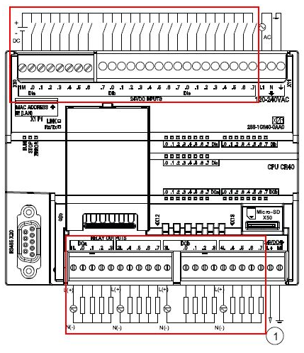 西門子S7-200smart系列plc接線圖 西門子smart200接線圖