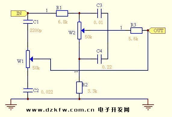 音調(diào)電路圖