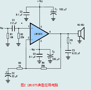 LM1875典型應用電路1
