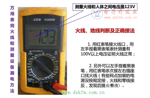 萬用表的使用方法