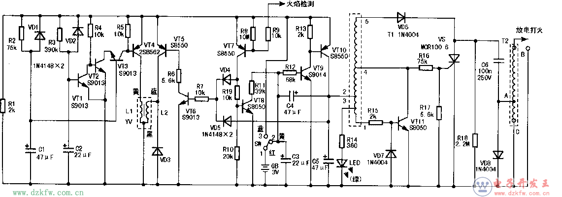 熱水器脈沖電路圖(五款熱水器脈沖電路設計原理圖詳解)