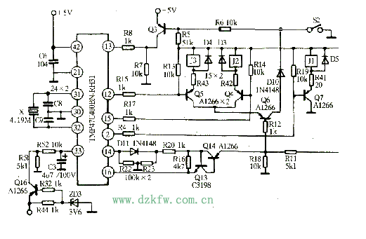 格蘭仕微波爐工作原理電路圖分析