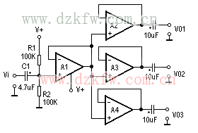 簡(jiǎn)單電壓比較器電路圖大全(LM358/LM324/有源帶通濾波器)
