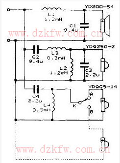 音響二分頻器電路圖(六款模擬電路設計原理圖詳解)