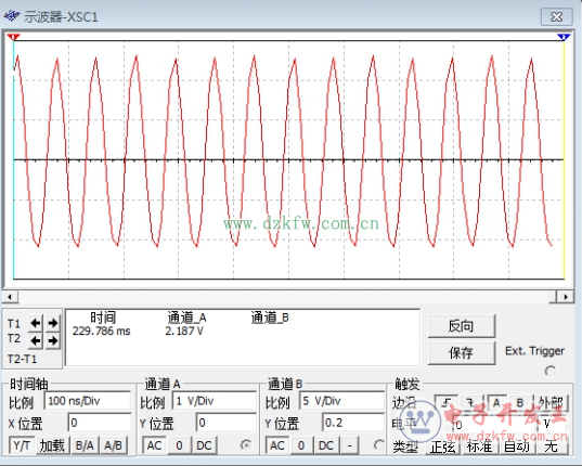 LC振蕩電路波形分析