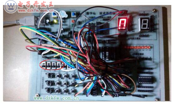 74ls20實(shí)現(xiàn)的四人表決器