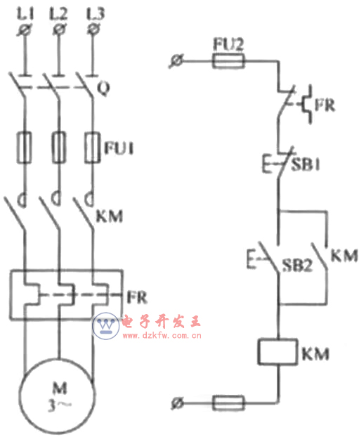 電氣自鎖電路圖