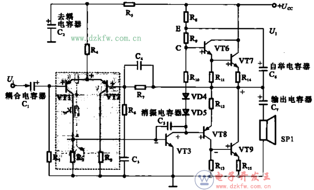 OTL功率放大器電路圖大全(六款OTL功率放大器電路設計原理圖詳解)