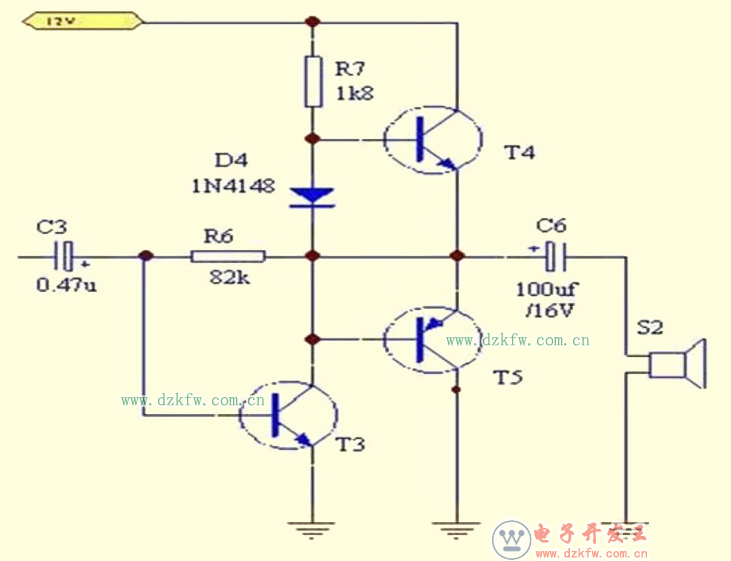 OTL功率放大器電路圖大全(六款OTL功率放大器電路設計原理圖詳解)