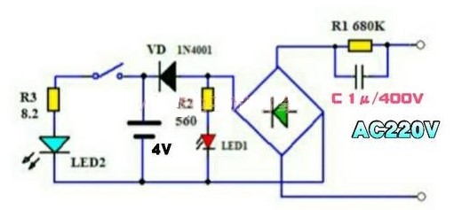 充電式手電筒的工作原理及故障的判斷方法