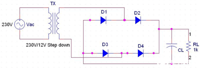 全波整流與半波整流的區別 全波整流的實現方案