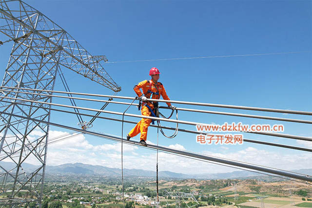 高壓電線的多股電線